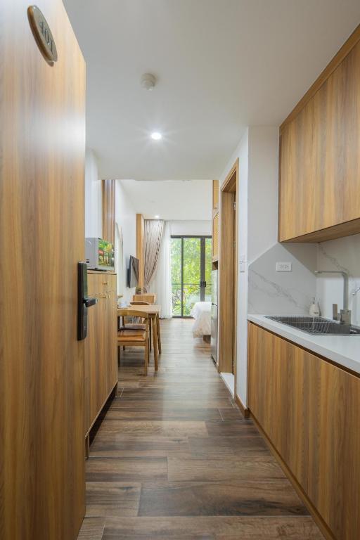 Kuchyň nebo kuchyňský kout v ubytování Studio-Vincent Apartment HaNoi