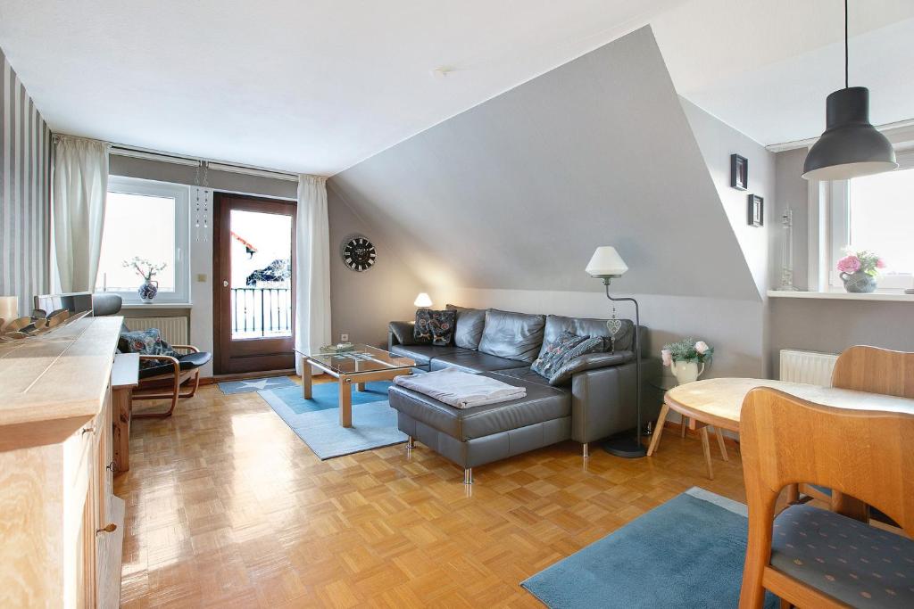 Posezení v ubytování Ferienwohnung Nordmeer
