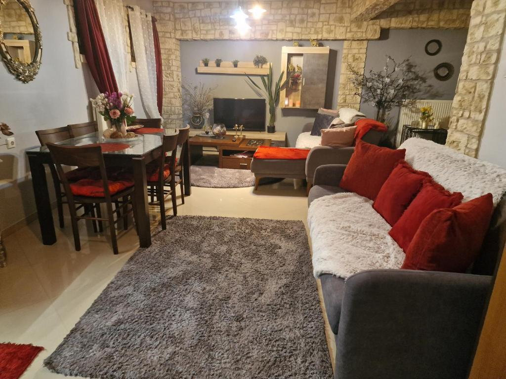 Χώρος καθιστικού στο In The Castle - House