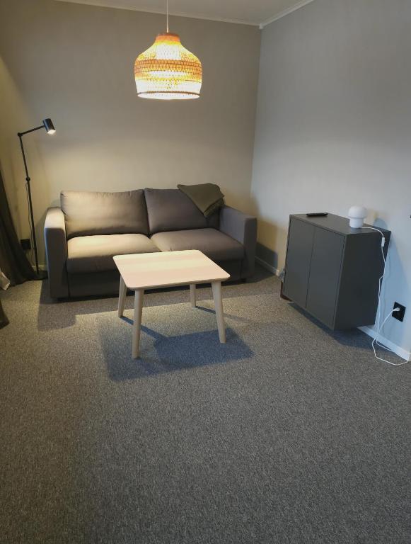 Posezení v ubytování Hotellet i Jörn AB