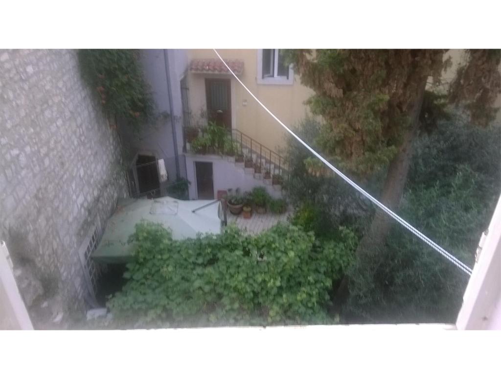 a view from a window of a building at San Eleuterio Guesthouse in Poreč