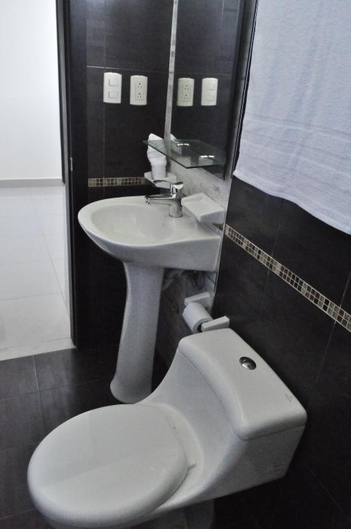 Koupelna v ubytování Valdivia Suites