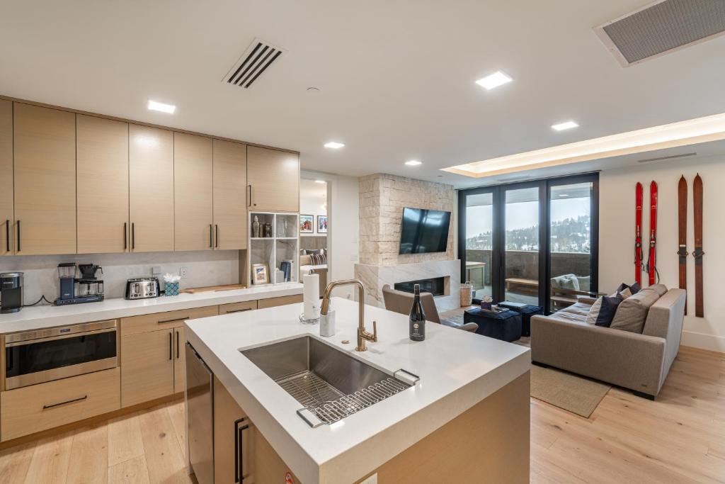 Image showcasing Ski in Ski Out Luxury at Empire Residences, PRIVATE HOT TUB, Onsite Ski ...