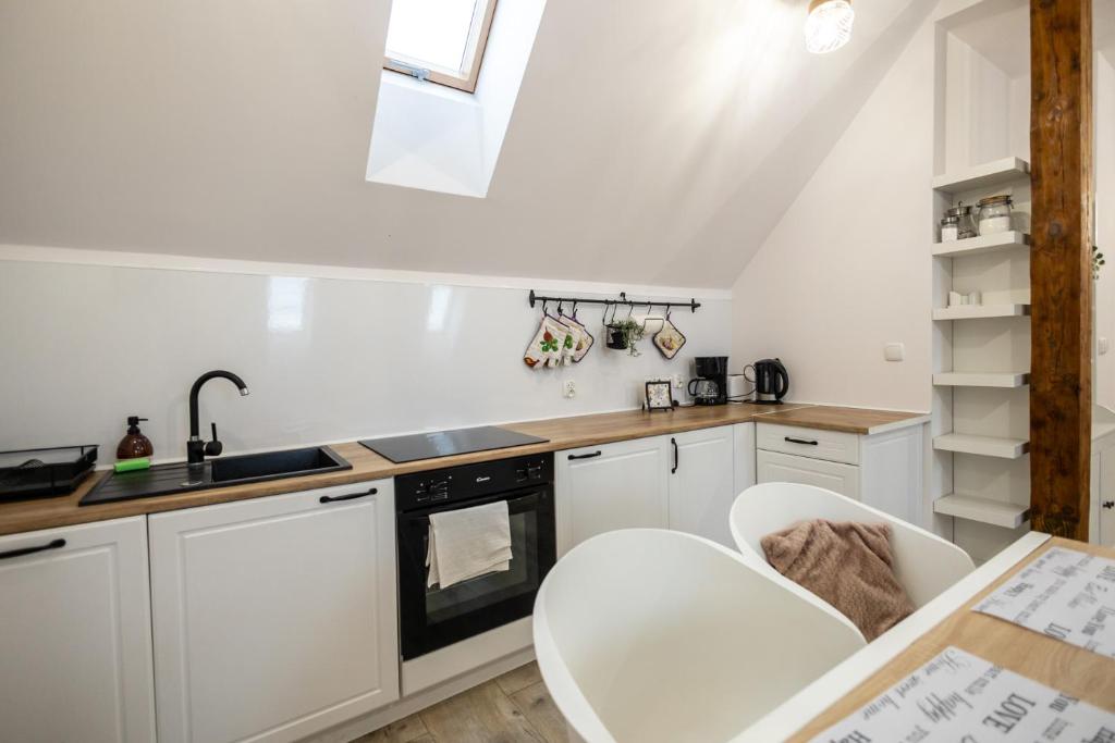 Kuchyňa alebo kuchynka v ubytovaní Apartament Uleczka by Rentoom
