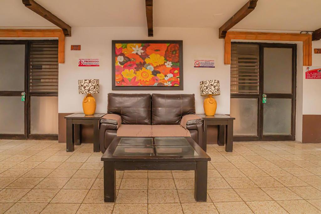 Posezení v ubytování HOTEL ZAPOTLAN