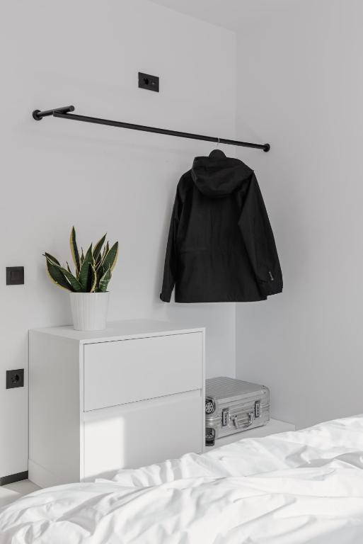 Postel nebo postele na pokoji v ubytování No Stars - Premium Hotel Apartments