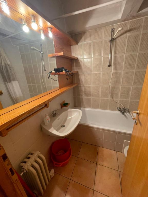 Koupelna v ubytování Sole Alto Marilleva