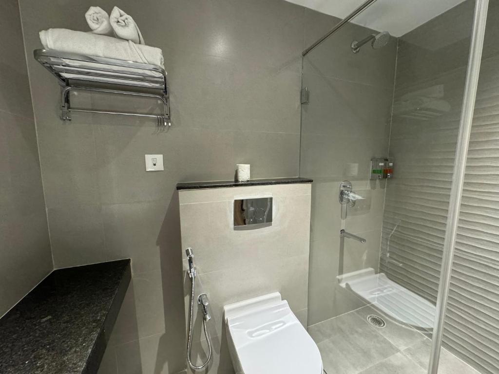 Koupelna v ubytování Hotel Devdeep Porvorim