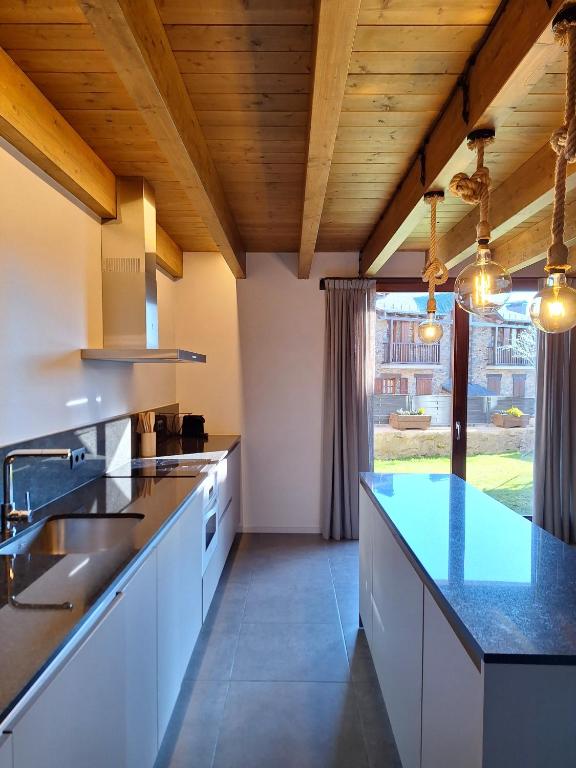 Kuchyň nebo kuchyňský kout v ubytování Apartament "Enclau" Turismo Rural Cal Rialla