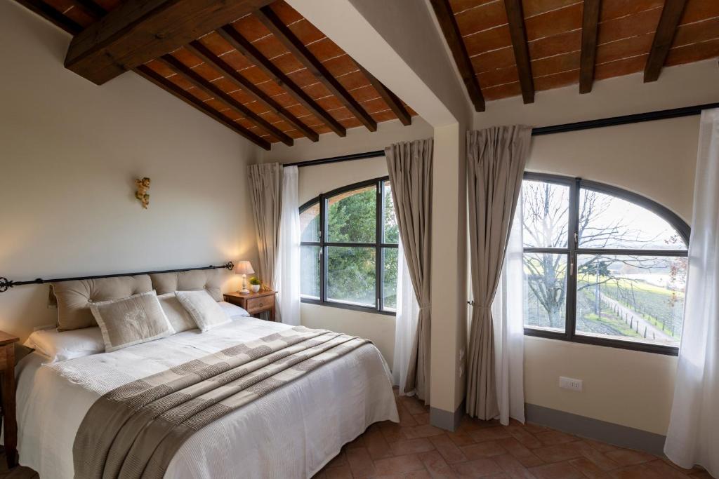 Podere La Casella - Habitación Doble Con Vista Al Lago
