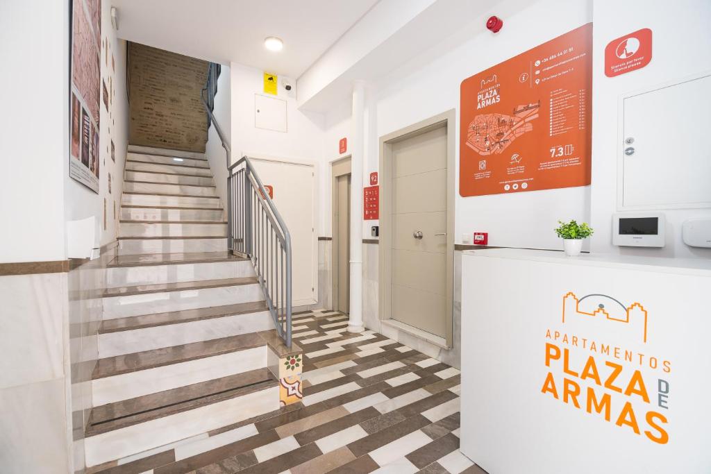 Certifikát, hodnocení, plakát nebo jiný dokument vystavený v ubytování Plaza de Armas