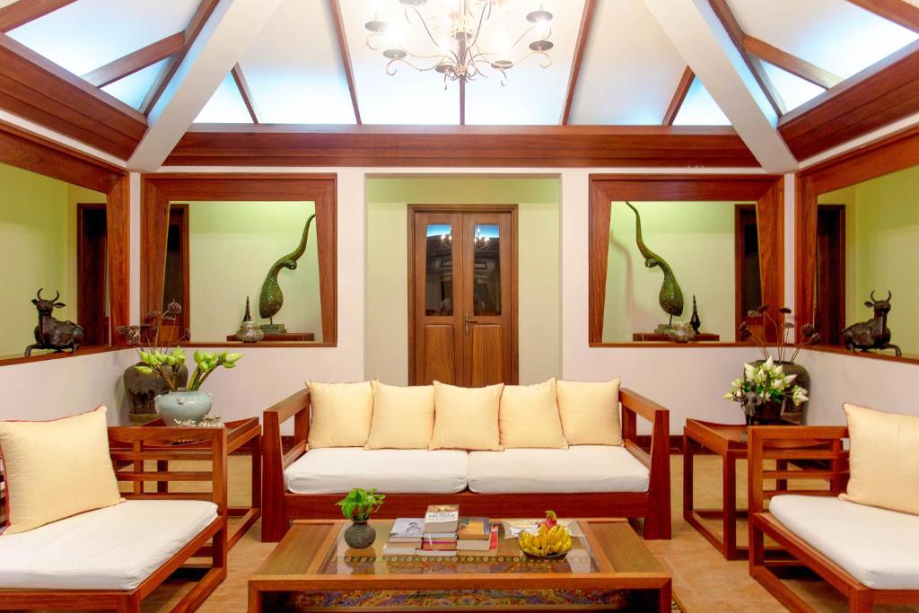 Posezení v ubytování Royal Angkor Resort & Spa