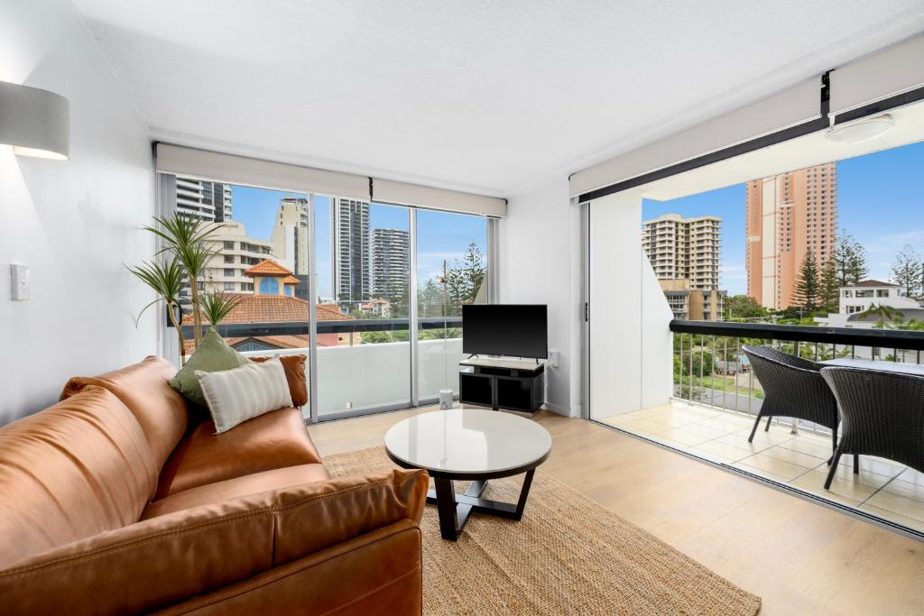 Beachfront Hi Ho Beach Apartments on Broadbeach - Apartamento Superior De Dos Dormitorios