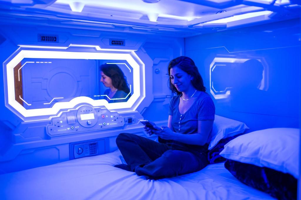 Hosté ubytování Space Q Capsule Hotel