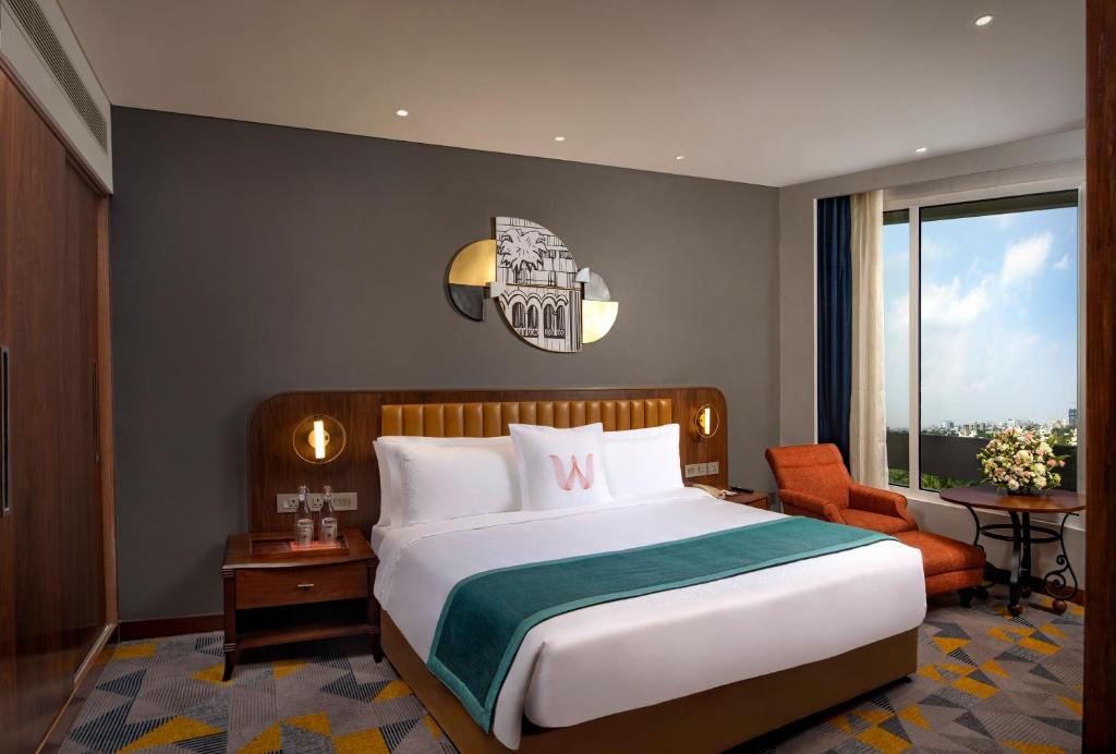 Postel nebo postele na pokoji v ubytování Welcomhotel by ITC Hotels, Cathedral Road, Chennai