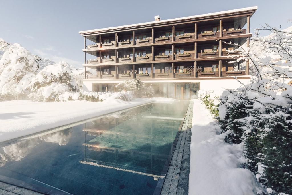 Bazén v ubytování Posthotel Taube nebo v jeho okolí