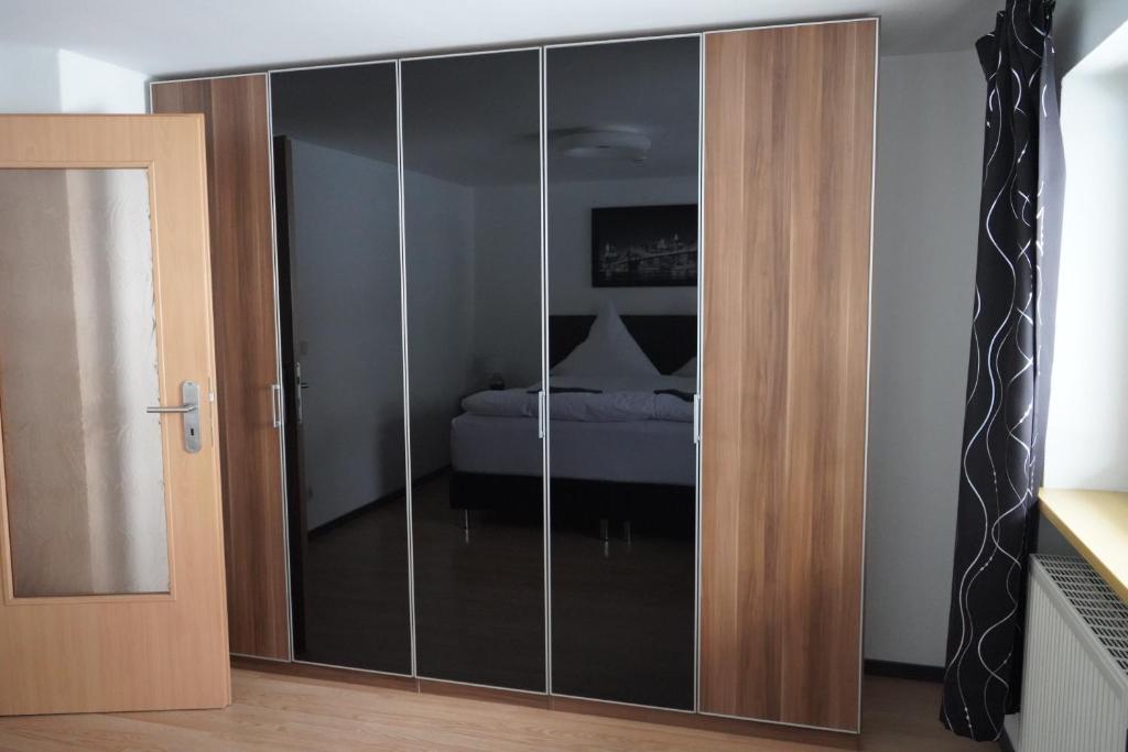 Postel nebo postele na pokoji v ubytování Ferienwohnung "Seaside"