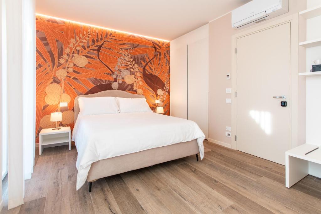 Postel nebo postele na pokoji v ubytování Re Ottone Rooms