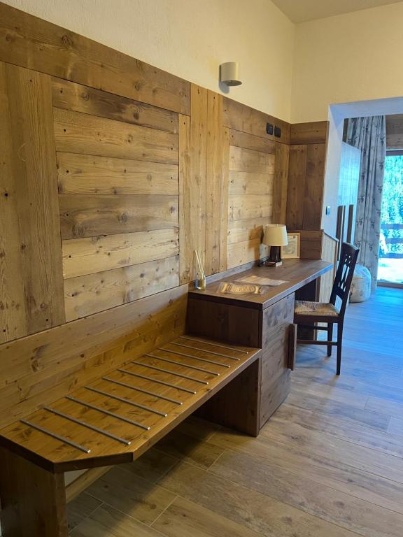 Posezení v ubytování Edelweiss Hotel Champoluc