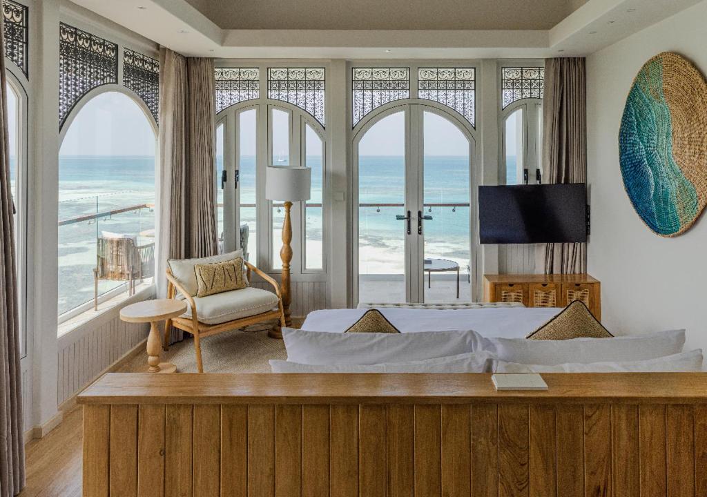 Stone Hotels Dhiffushi - Habitación Doble Deluxe Con Balcón Y Vistas Al Mar