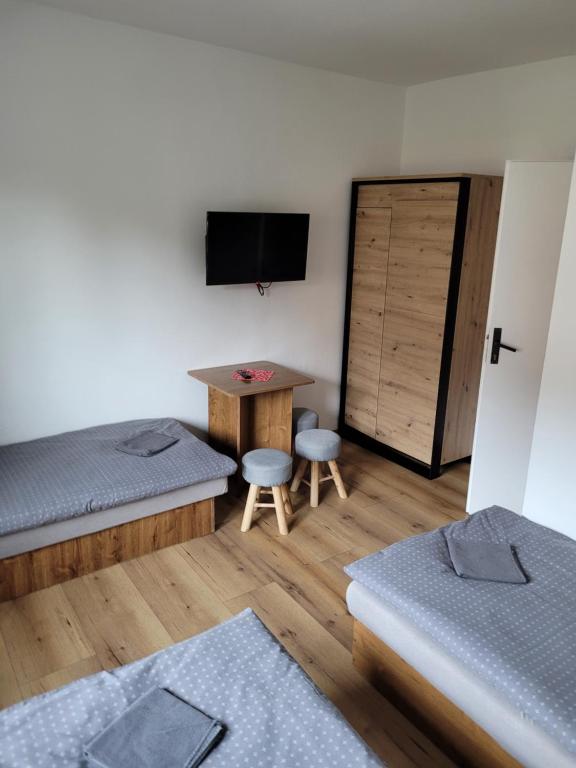 Postel nebo postele na pokoji v ubytování Penzión Kubo