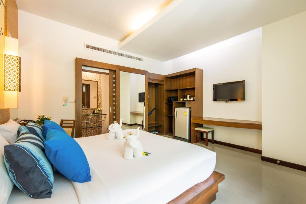 TV a/nebo společenská místnost v ubytování A2 Pool Resort - SHA Plus