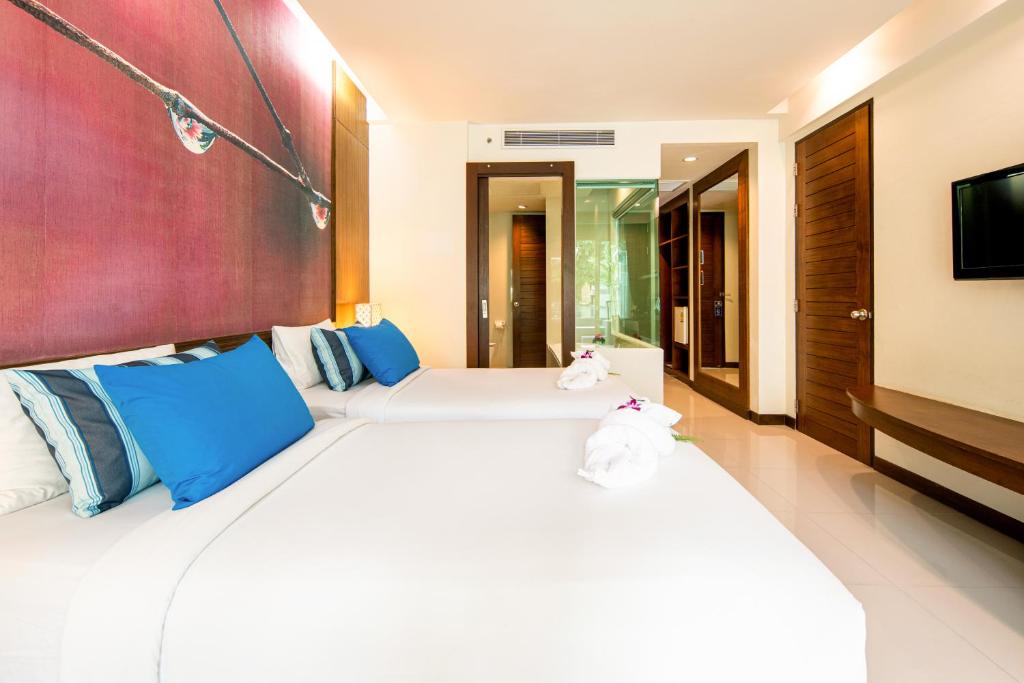 TV a/nebo společenská místnost v ubytování A2 Pool Resort - SHA Plus