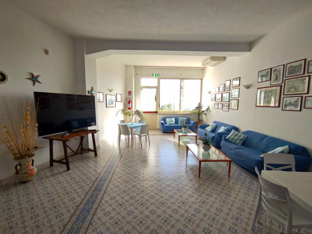 TV a/nebo společenská místnost v ubytování Picchio Hotel Pescoluse