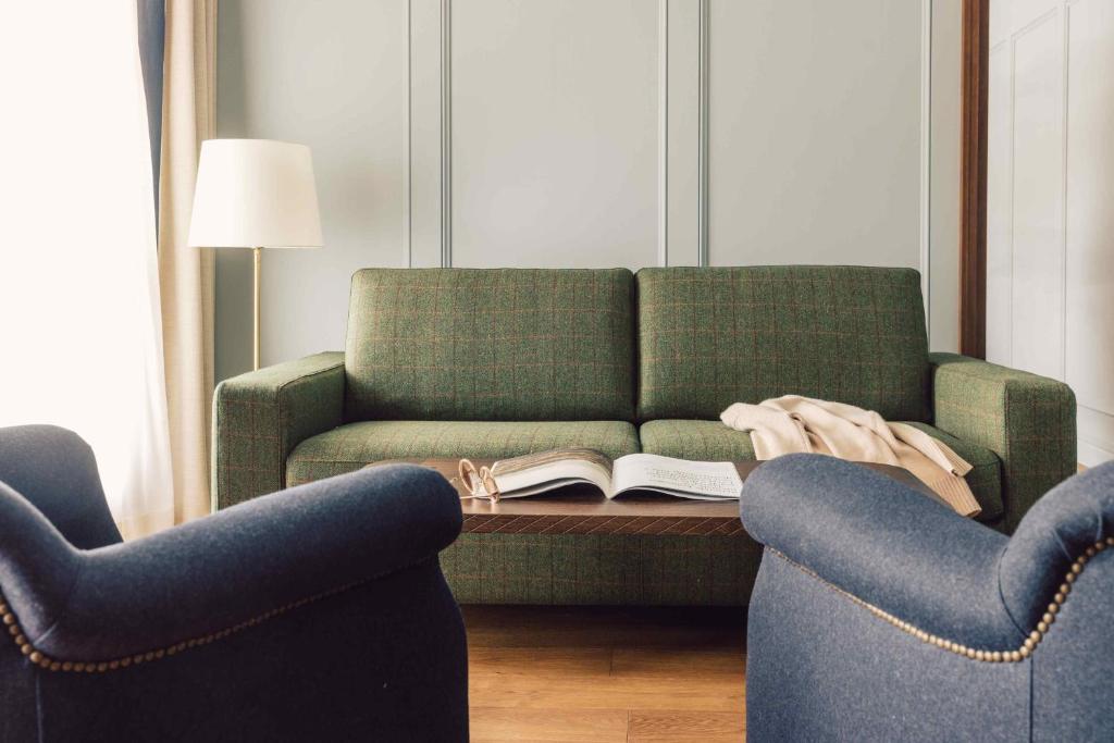 Posezení v ubytování Posthotel Taube