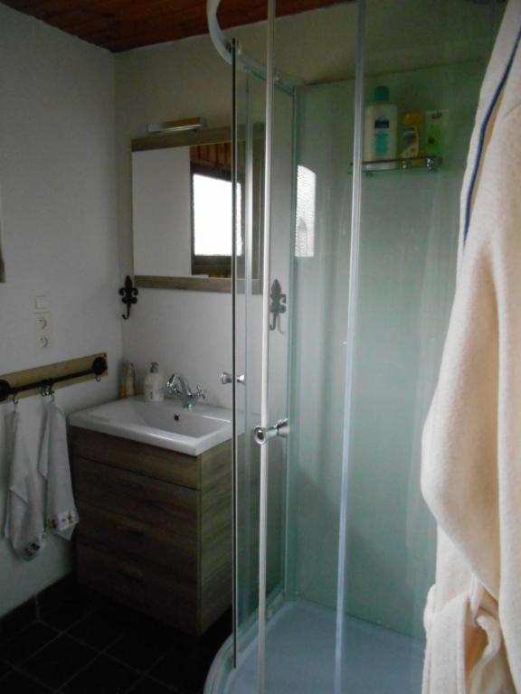 Koupelna v ubytování Vakantiehuis Malaika
