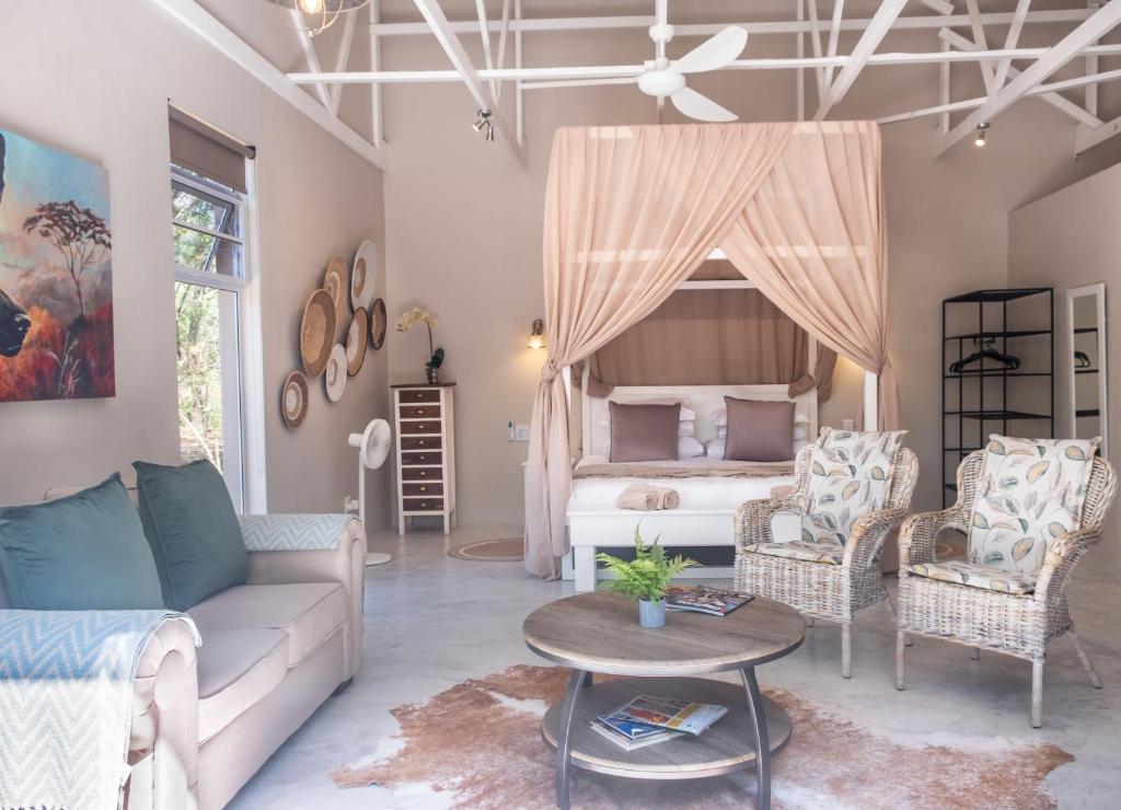 Posezení v ubytování Wild Honey Studio