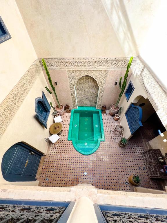 Posezení v ubytování Riad Jonan & Spa