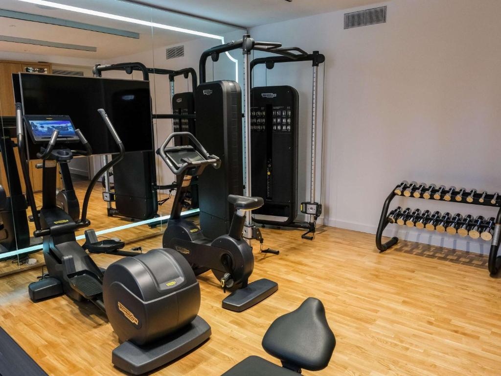 Fitness centrum a/nebo fitness zařízení v ubytování Sofitel Roma Villa Borghese