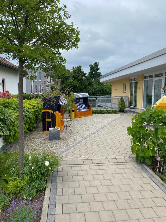 Zahrada ubytování Atrium Garni
