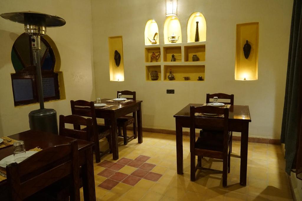 Restaurace v ubytování Riad Dar Poublanc