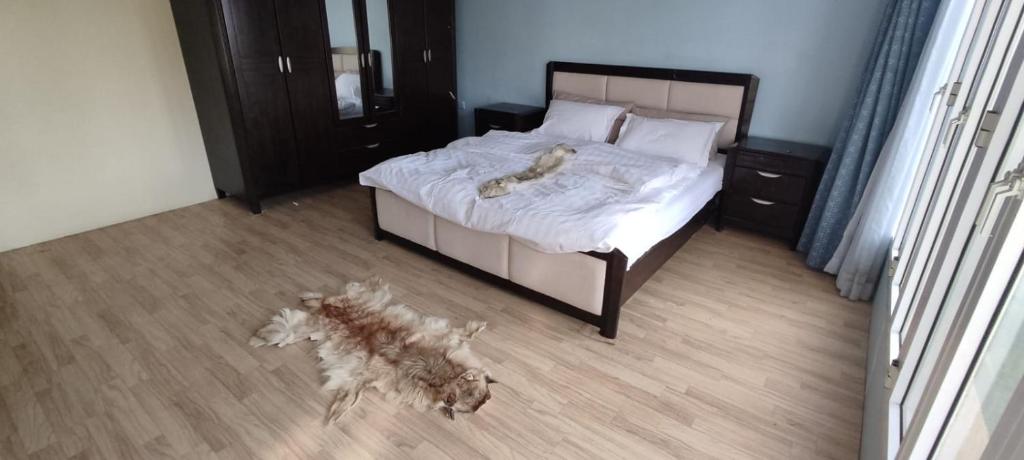 Postel nebo postele na pokoji v ubytování Hostel Dar Alslam