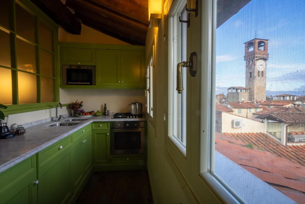 Kuchyň nebo kuchyňský kout v ubytování Palazzo Rocchi - Residenza D'Epoca