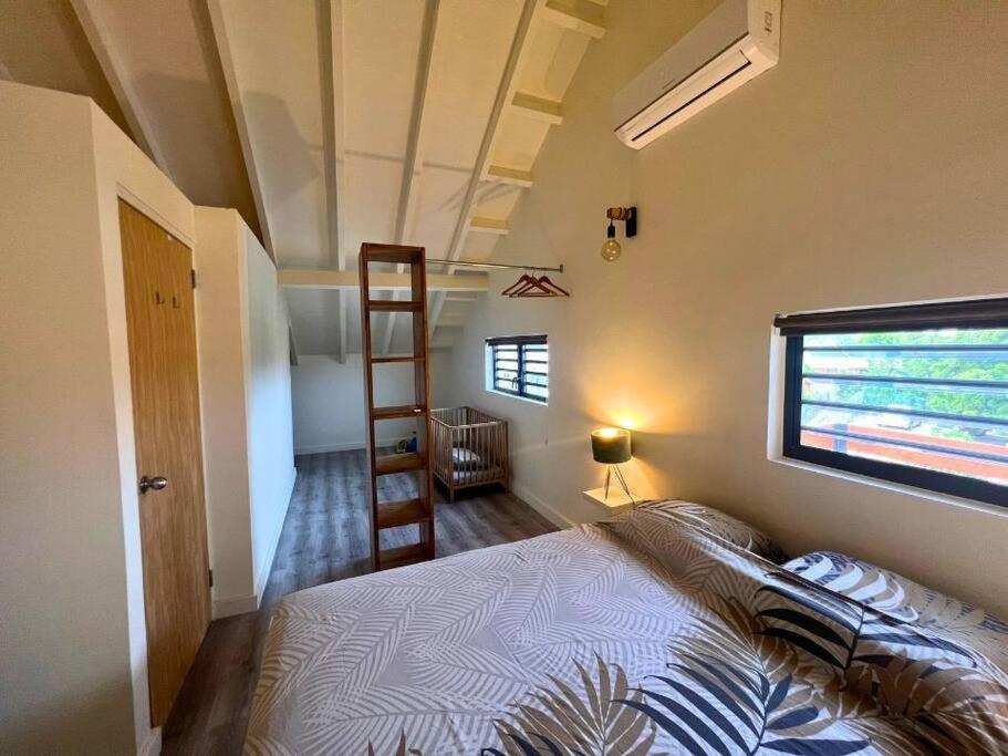 Postel nebo postele na pokoji v ubytování Tropical appartment