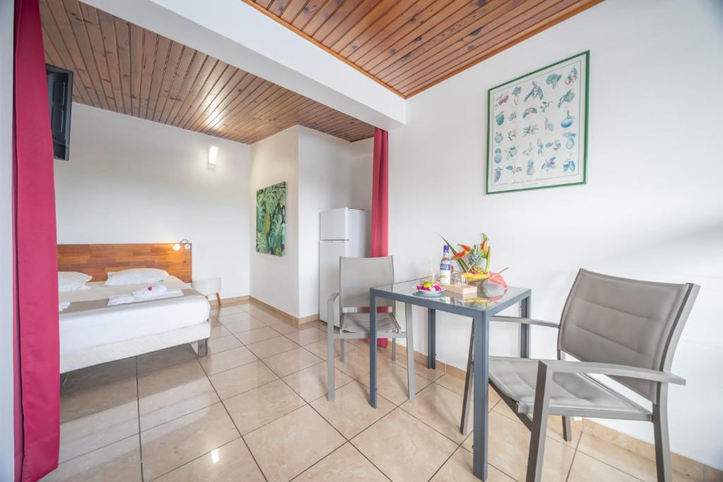 Postel nebo postele na pokoji v ubytování Studio 204 - Vanille - Proche plage
