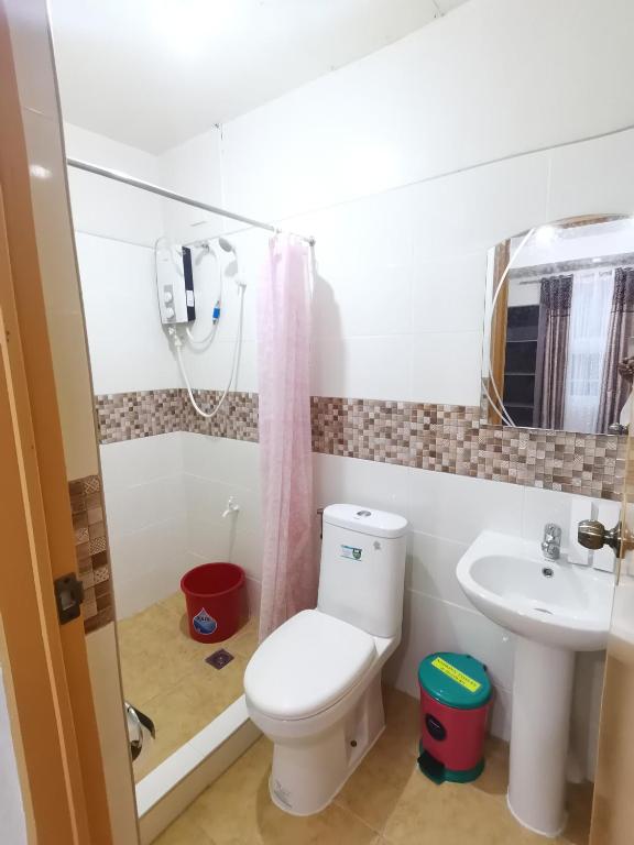 Koupelna v ubytování Siayanrock Hometel
