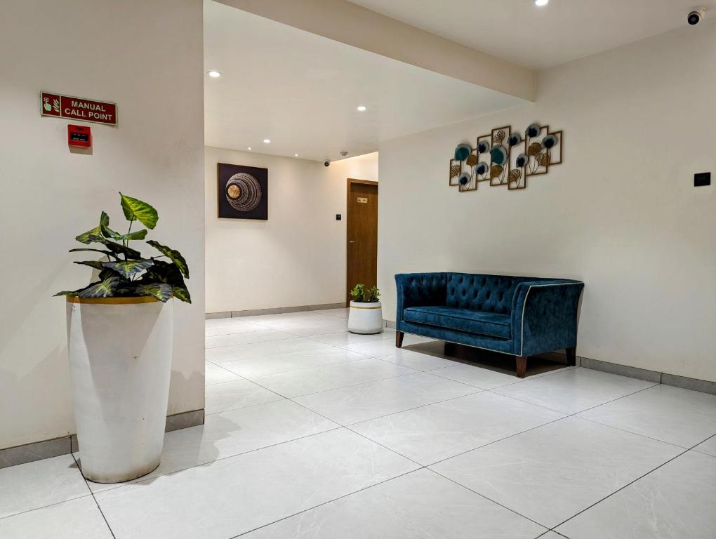 Posezení v ubytování Hotel Red Chillee Restro