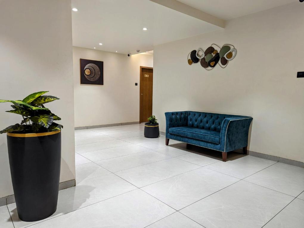 Posezení v ubytování Hotel Red Chillee Restro