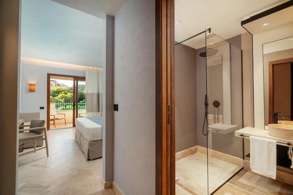 Koupelna v ubytování Hotel Sestante