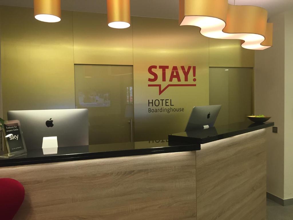 Certifikát, hodnocení, plakát nebo jiný dokument vystavený v ubytování Stay! Hotel Boardinghouse