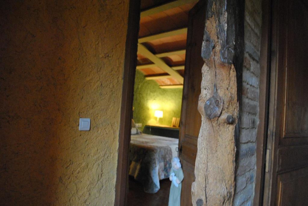 Postel nebo postele na pokoji v ubytování Masia El Riscle - Moli Del Pont