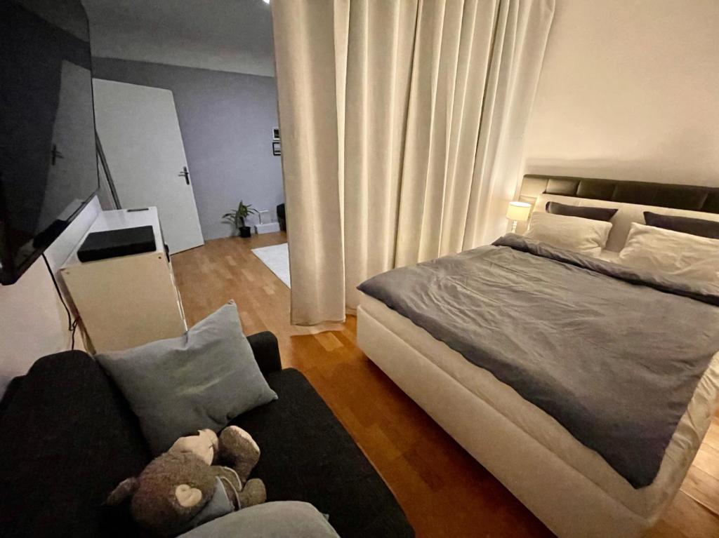 Cama ou camas em um quarto em Apartment Central Vienna