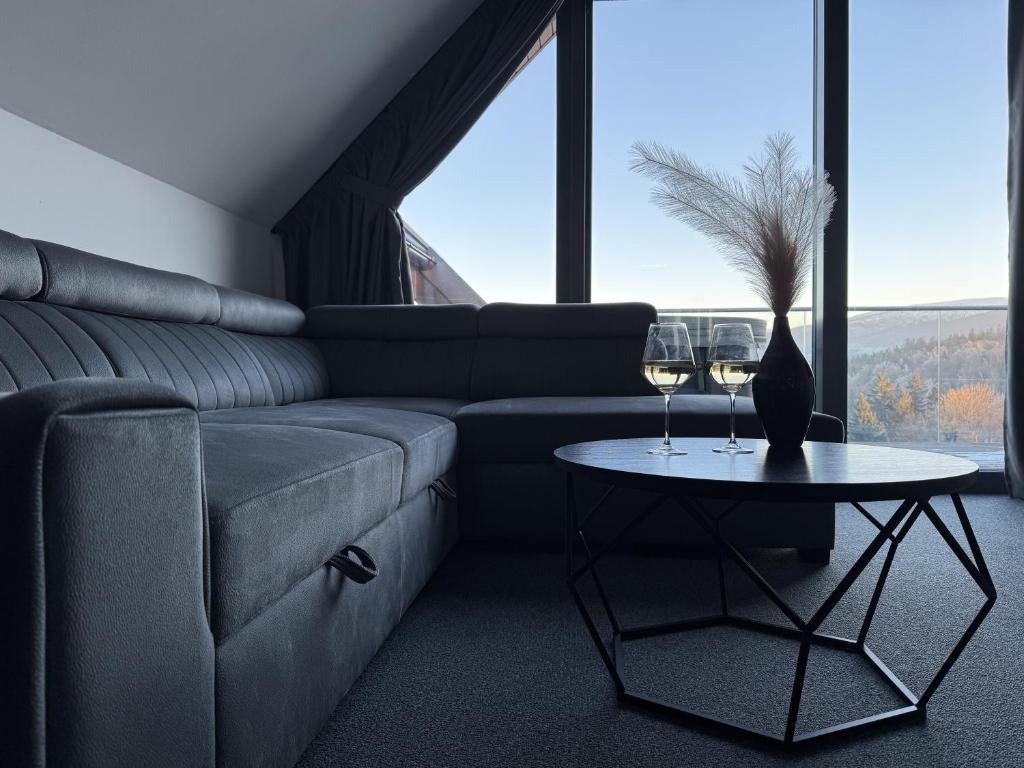 Kras-Resort Apartament 301 i 303 z widokiem na góry, prywatnym jacuzzi na tarasie i sauną - 14