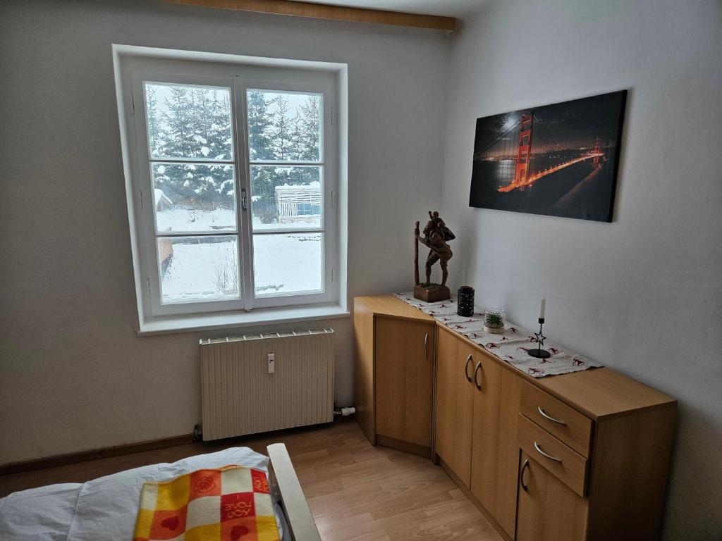 Postel nebo postele na pokoji v ubytování Bergkuss Brunnalm Veitsch