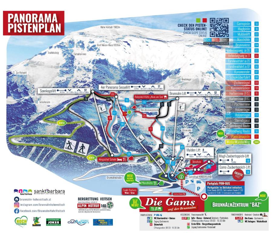 Certifikát, hodnocení, plakát nebo jiný dokument vystavený v ubytování Bergkuss Brunnalm Veitsch
