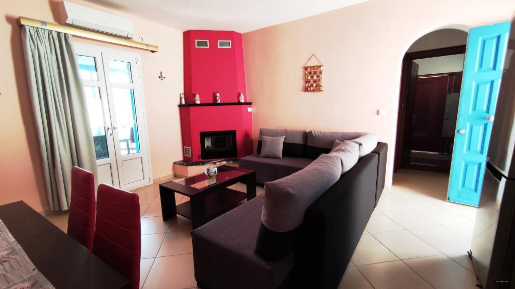 Posezení v ubytování Orion Suite & Apartments